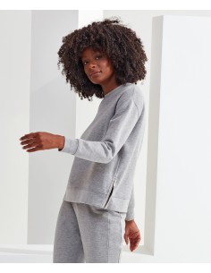T-TR600-Sweat femme TriDri® décontracté et zippé 2